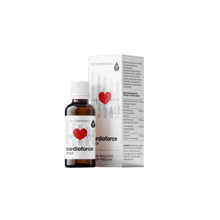 Cardioforce - drops from hypertension in Viana do Castelo