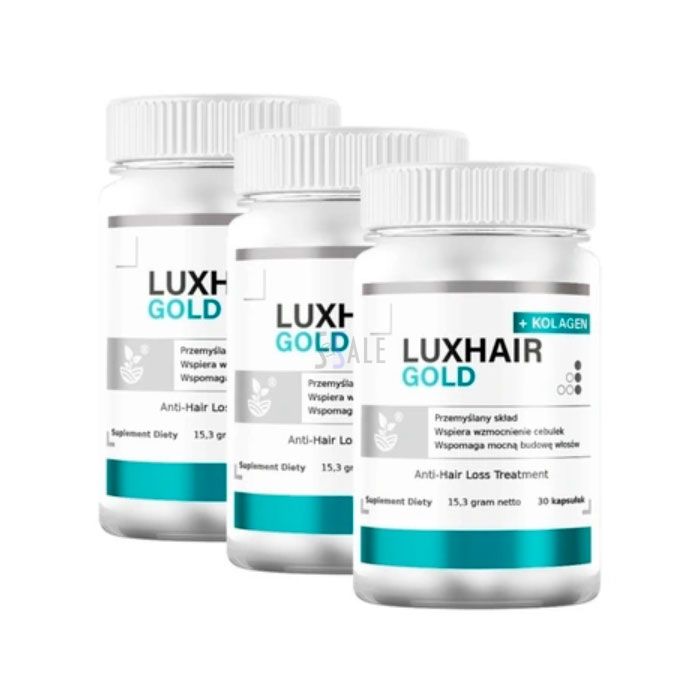 LuxHair Gold - plaukų augimo kapsulės Zabrze