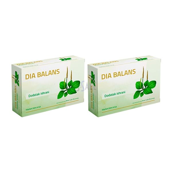 Dia Balans - means for normalizing sugar levels in Sanskah-Most